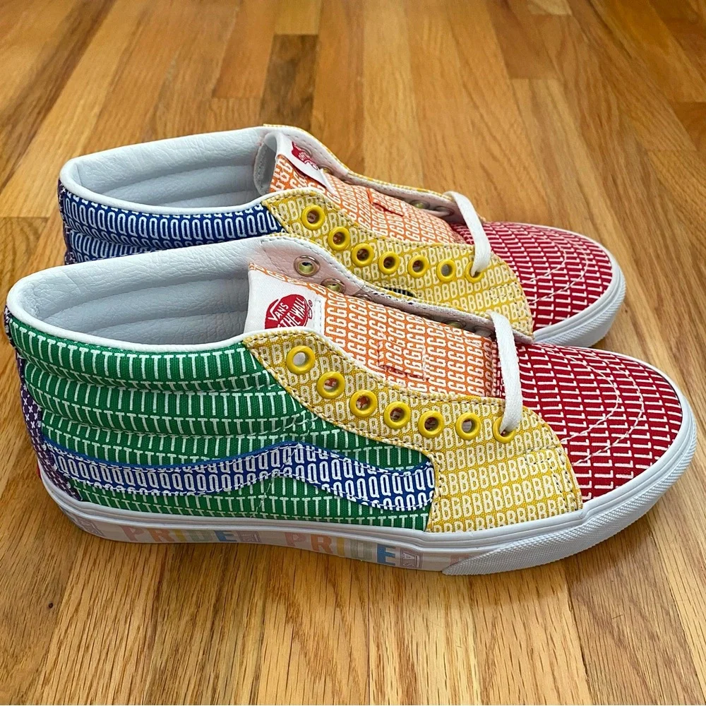 Vans Sk8-Mid Pride Women’s Sneakers - Picture 4 of 8